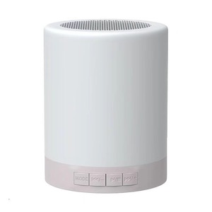 Lampe de chevet multifonctionnelle LED avec éclairage d'ambiance coloré, haut-parleur sans fil BT, changement de couleur tactile, contrôle par téléphone - Product Image 2