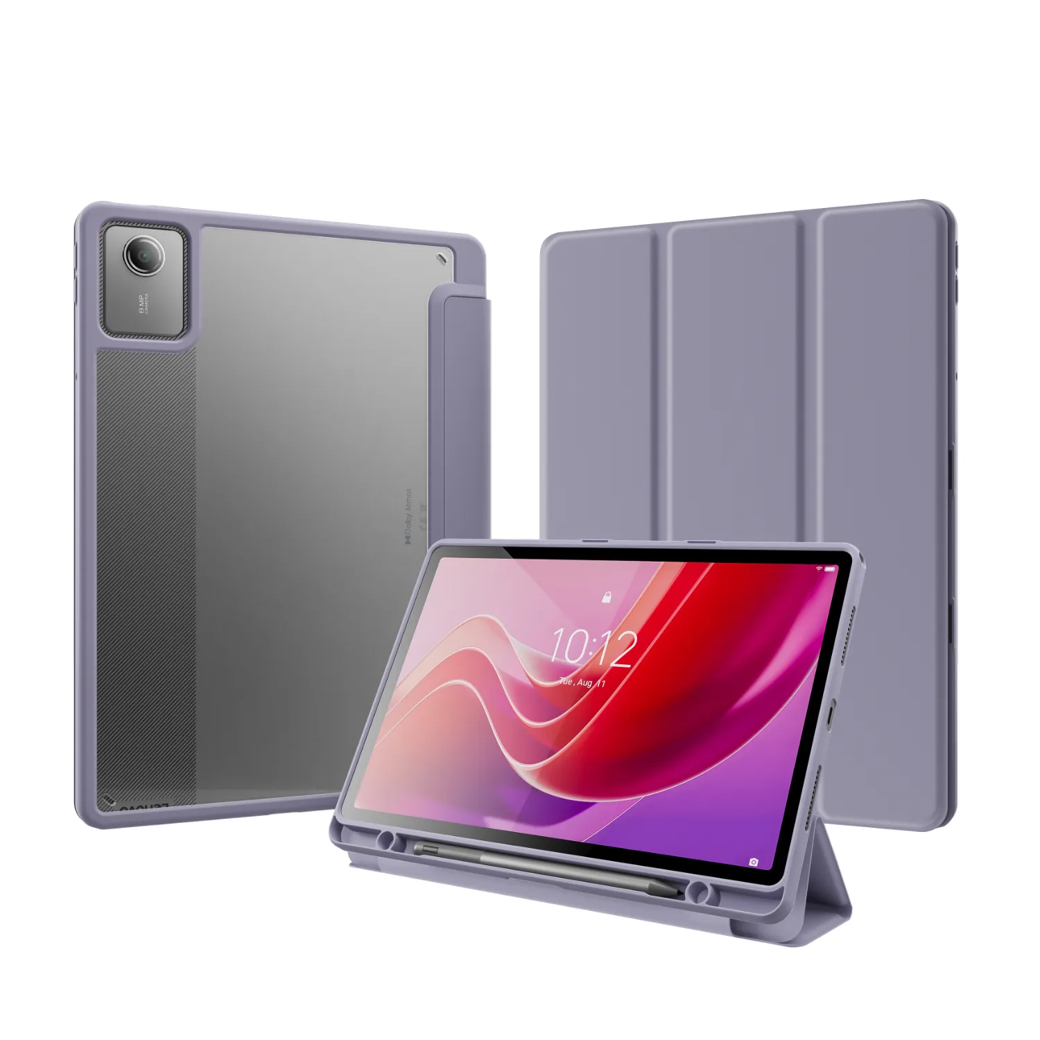 Acryl Transparante Case Tpu Volledige Bescherming Voor Lenovo Tab M11 Auto Wake & Sleep Tri-Fold Houder Cover