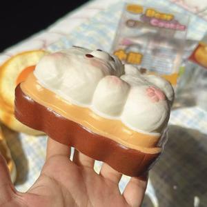 Nouveau produit Moozy : Jouet anti-stress à presser en forme d'ours, biscuits sandwich à récupération lente - Product Image 4