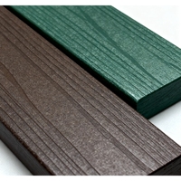Bois d'oeuvre traité écologique 100% plastique recyclé 2x4 faux grain de bois imité PE-HD pour l'extérieur