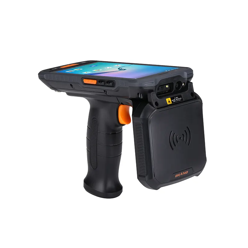 BoHang Tragbarer RFID NFC Reader Robustes Smartphone PDA Barcode Scanner Handheld RFID Reader Industrial Tablet Android