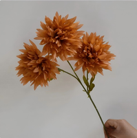 Vente flash : Fleurs artificielles de dahlias pour bouquets de mariage, centres de table, arrangements et bouquets de demoiselles d'honneur