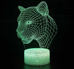 Đèn ngủ 3D <span class=keywords><strong>LED</strong></span> ảo ảnh, đèn bàn <span class=keywords><strong>LED</strong></span> acrylic 3D, quà tặng ngày lễ cho trẻ em, trang trí nhà cửa, tự làm tùy chỉnh, đế USB - Product Image 4