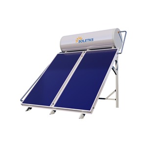 <span class=keywords><strong>Calentador</strong></span> de Agua <span class=keywords><strong>Solar</strong></span> de Placa Plana Sin Presión Soletks de 150L, Alimentación por Gravedad, Duradero y Ahorrador de Energía para Áreas Tropicales y Exteriores - Product Image 1