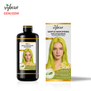 Crema Colorante Permanente per <span class=keywords><strong>Capelli</strong></span> a Base di Erbe Vegetali 500ml Tonalità Giallo Cosmico con Formula Nutriente Aloe Ginseng Reishi Sicura per il Cuoio Capelluto - Product Image 1