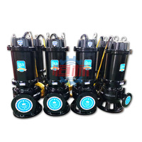 Pompe à eaux usées submersible 5,5 CV WQ, pompe à eaux usées pour sous-sol, fosse septique sèche, pompe de vidange des eaux usées, 80WQ40-16-4