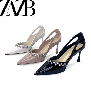 Sandales à talons hauts pour femmes, chaussures de créateur personnalisées, pantoufles de luxe pour femmes, mode d'été, gaze Rose <span class=keywords><strong>transparente</strong></span> - Product Image 2