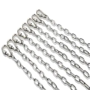 Hardware Iron Chain Sling 304 316 Galvanized Link Stainless Steel Chain 304 Chain Metal