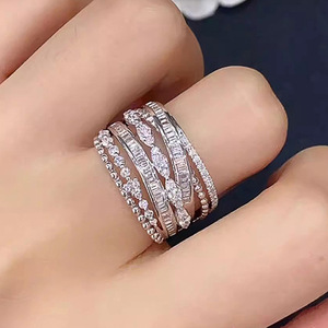 Anello con Design Geometrico Marquise, Elegante Anello da Dito per Donne - Product Image 3