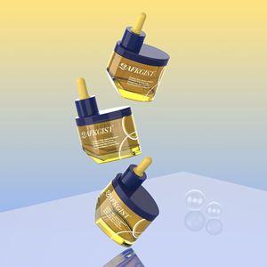 Flacon compte-gouttes en verre <span class=keywords><strong>Muze</strong></span> 30 ml ovale pour huile essentielle, parfum, cosmétique, emballage double couche, sous-flacon - Product Image 1