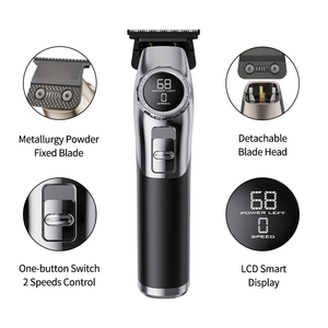 HTC AT-599ปัตตาเลี่ยนตัดผมมืออาชีพการออกแบบนาฬิกาแสดงเครื่องเล็มผม<span class=keywords><strong>พ</strong></span>ร้อมใบมีดโลหะวิทยา - Product Image 2