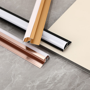 Profilés métalliques de protection des bords de carreaux d'angle carré en aluminium - Product Image 3