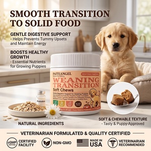 Complément Digestif <span class=keywords><strong>pour</strong></span> Chiots 180g – Friandises à Mâcher <span class=keywords><strong>pour</strong></span> la Transition Alimentaire – Soin Intestinal Sain – Prévient les Troubles Digestifs – Marque Blanche - Product Image 2