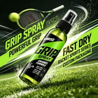 Spray de résine ODM portable antidérapant et respectueux de la peau pour le fitness, le rugby, le pickleball, le golf, le baseball et le hockey