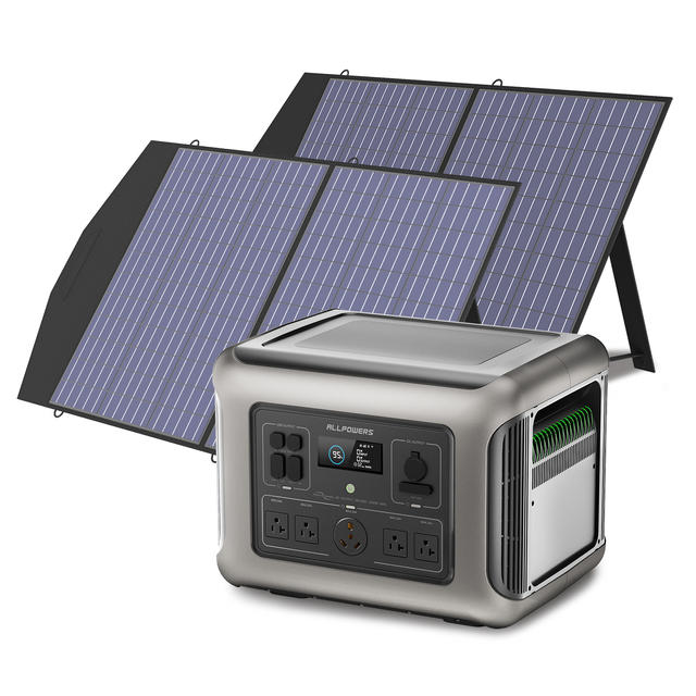 ALLPOWERS Portable Power Station Outdoor R2500 Rechargeable Emergency Camping Solar Energy Generator Power Station