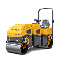 Compacteur routier vibrant à double tambour articulé, machine de compactage pour travaux de construction et de compactage de routes en asphalte