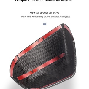 แผ่นป้องกันกระจกมองข้างคาร์บอนไฟเบอร์สำหรับรถยนต์เทสล่า รุ่น Model Y/3 แบบสั่งทำจากโรงงาน - Product Image 2