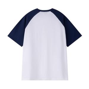 Chất Lượng Cao Nặng 260gsm 100% Cotton Hai Tone T Áo Sơ Mi <span class=keywords><strong>Raglan</strong></span> Ngắn Tay Áo Top <span class=keywords><strong>Tee</strong></span> Biểu Tượng Tùy Chỉnh Crew Cổ Trống Bóng Chày T Áo Sơ Mi - Product Image 3