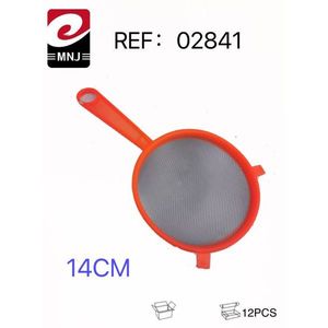 MNJ Plastic Handle Oil Filter 14Cm Strainer For Kitchen Cooking - Product Image 3