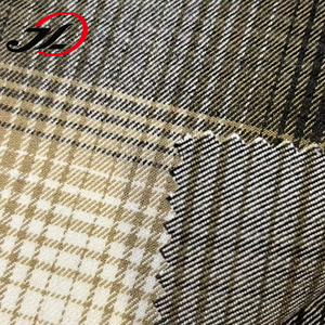 Hot Selling Tr Suiting Fabric 80% Polyester 17% Viscose 3%spandex Check Fabric for <strong>Garmants</strong> - Product Image 4