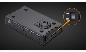 FEELWORLD بث مباشر احترافي 4xHDMI محول فيديو بتنسيقات متعددة LIVEPRO L1V1 محول فيديو محمول - Product Image 4