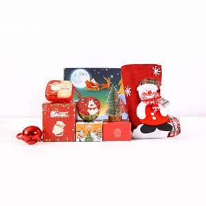 Juego de Regalo de Papel con Bola de Cristal Iluminada de Papá Noel y Muñeco de Nieve, con Diseño Digital Ecológico, Juvenil y Energético - Product Image 2
