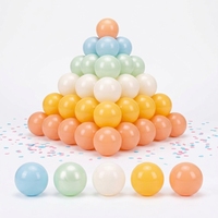 Balles de piscine pour enfants HY Brand, sans phtalates, sans BPA, en plastique PE moulé par soufflage, résistantes à l'écrasement, élastiques, 60 mm, couleurs personnalisées