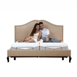 Duitse Okin Motor Draadloze Afstandsbediening Zero Gravity Split King Verstelbare Bed En Matras Combo