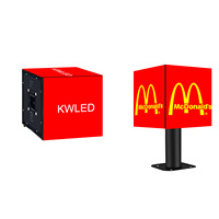 Schermo LED per Interni ad Ampio Angolo di Visione P3, Display LED a Cubo con Passo Ridotto
