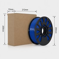 Harga Grosir QUANCER Filamen Printer 3D PETG, OEM/ODM Custom 1.75mm 1kg/5kg/10kg Filamen Cetak Multiwarna PETG