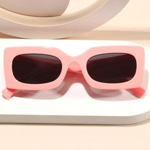 ใหม่กรอบสแควร์แว่นตากันแดดย้อนยุคสีลูกกวาดข้ามพรมแดนแนวโน้มหญิงร้อนแฟชั่นแว่นตาอินสตาแกรม - Product Image 2