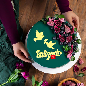 Thiết Kế Mới Chữ Thập Vàng Và Bé Phép Rửa Acrylic Bánh Topper Đảng Trang Trí Toppers Cho Bánh - Product Image 4