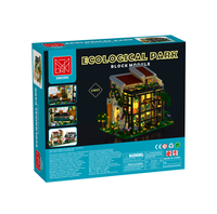 Ensemble de blocs de construction XMORK en forme de maison triangulaire avec éclairage, 40 pièces, en plastique ABS, jouet éducatif pour les enfants de 8 à 13 ans, certifié CE