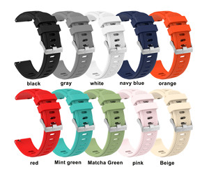 Correa de Reloj Deportiva de Silicona Resistente al Agua BEEFLYPOWER de 20 22 mm, Corte Crew Cut para <span class=keywords><strong>Huawei</strong></span> <span class=keywords><strong>Watch</strong></span> <span class=keywords><strong>3</strong></span>/Galaxy <span class=keywords><strong>Watch</strong></span> 5 4 <span class=keywords><strong>3</strong></span> - Product Image 1