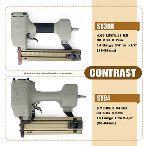 ST38H Clavadora <span class=keywords><strong>de</strong></span> hormigón resistente <span class=keywords><strong>de</strong></span> calibre 14 con bozal magnético, gatillo <span class=keywords><strong>de</strong></span> bloqueo <span class=keywords><strong>de</strong></span> seguridad, <span class=keywords><strong>pistola</strong></span> <span class=keywords><strong>de</strong></span> <span class=keywords><strong>clavos</strong></span> en T <span class=keywords><strong>de</strong></span> 3/4 "a 1-1/2" - Product Image 6