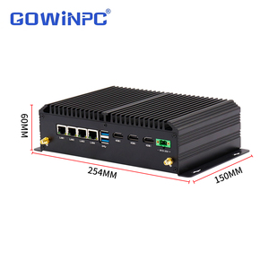 มินิพีซีอุตสาหกรรม พร้อมพอร์ต LAN แบบ Quad Intel รุ่นที่ 6 Core i7/i3 แรม DDR4 พอร์ต COM 6 พอร์ต HDMI 3 พอร์ต GPIO สำหรับ BMS และระบบอัตโนมัติในอาคาร - Product Image 5