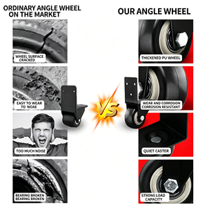 Stainless Steel Swivel Caster Wheel 125mm Polyurethane Polypropylene Brake Locking Mechanism Industrial Heavy Duty Customizable - Product Image 4
