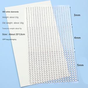 DIY arc-en-ciel visage gemme autocollants Art décoration auto-adhésif étanche autocollant visage <span class=keywords><strong>tatouage</strong></span> oeil strass accessoires - Product Image 5