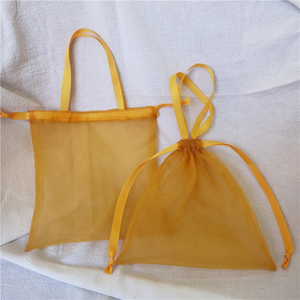 Bolsa de Organza Gruesa y Transparente de Alta Calidad para Regalos, Bolsa de Almacenamiento, Linda Bolsa de Organza con Asa - Product Image 5