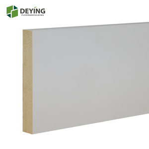 Good Quality Skirting Board White Primed Pre-painted Flooring Trim Molding Baseboard Skirting Board