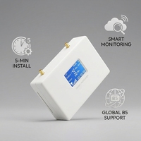 Amplificateur de signal EasyBoost B5 850 MHz, couverture 500 m², installation facile pour bureau, répéteur amplificateur 2G 3G 4G 5G avec écran LCD intelligent