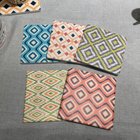 Sous-verres personnalisés avec logo, carrés ou ronds, base en liège pour bar, décoration de la maison, avec bord doré, sous-verres en céramique ou en marbre