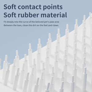 2025 गर्म बिक्री पोर्टेबल स्वचालित कुत्ते बिल्ली पंजा सफाई मशीन प्लास्टिक ब्रश रीचार्जेबल पैर कप सभी मौसमों इनडोर/आउटडोर - Product Image 4
