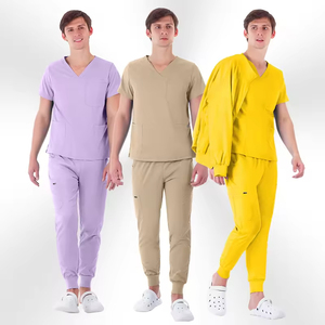 Uniforme Médico Unisex en Oferta, con Logotipo Personalizado, Antiarrugas, Estilo Jogger, Suave y Lavable, para Enfermería y Hospital - Product Image 2