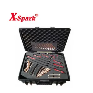 X-SPARK manyetik olmayan kıvılcım patlamaya dayanıklı alet Set-68pcs