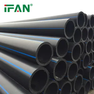 IFAN 공장 핫 세일 저렴한 가격 블랙 블루 컬러 PN5 - PN16 PE100 플라스틱 수도관 PP PE HDPE 파이프