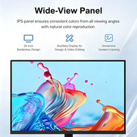 Moniteurs de jeu professionnels sans bordure IPS 24 pouces 1080P 75Hz 100Hz 180Hz pour ordinateurs de bureau LCD OEM – Vente en gros directe usine