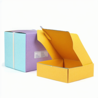 Boîte d'expédition plate en carton kraft ondulé personnalisée, réutilisable, recyclable, de haute qualité, avec logo personnalisé, robuste
