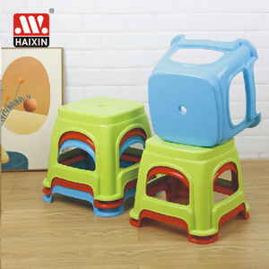 Haixin BPA free haixing 3 <span class=keywords><strong>dimensioni</strong></span> plastica rossa a buon mercato moderno quadrato sgabello alto sedia da toilette <span class=keywords><strong>sgabelli</strong></span> da <span class=keywords><strong>cucina</strong></span> - Product Image 6