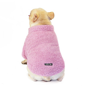 Manteaux de chiens Double face en cachemire, vêtements chauds et doux, à col haut, nouveau design à la mode, collection - Product Image 5